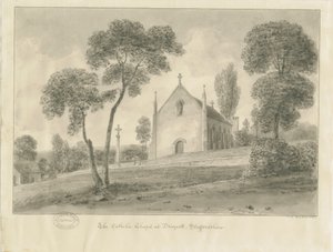 Cresswell - Capilla Católica de Draycott-in-the-Moors de John Chessell Buckler