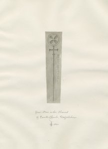 Iglesia de Enville - Lápida