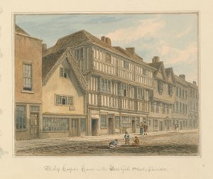 Gloucestershire - Casa del Obispo Cooper de John Chessell Buckler