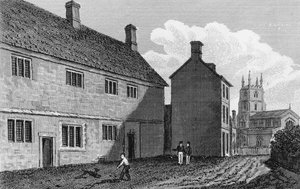 Escuela de Gramática en Chipping Norton, Oxfordshire de John Chessell Buckler