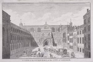 Guildhall, Londres, 1820 de John Chessell Buckler