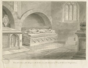 Interior de la Iglesia de Draycott in the Moors de John Chessell Buckler