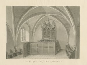 Interior de la Catedral de Lichfield - Corte Consistorial