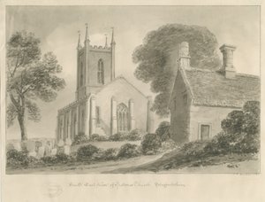 Iglesia de Ipstones de John Chessell Buckler
