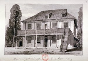 Casa Jamaica, Cherry Garden Street, Bermondsey, Londres de John Chessell Buckler