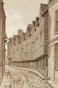 Casas Antiguas en Mill Lane, Bermondsey, 1828, de 