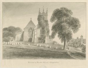 Iglesia de Sandon de John Chessell Buckler