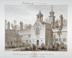 Hospital de San Pedro, Southwark, Londres, 1827 de John Chessell Buckler