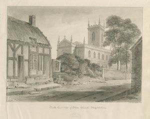 Iglesia de Stone: dibujo en sepia