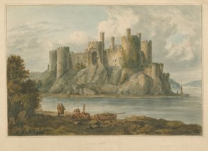 Gales - Carnarvonshire - Castillo de Conway de John Chessell Buckler