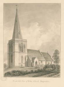 Iglesia de Weston-on-Trent de John Chessell Buckler