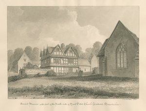 Worcestershire - Droitwich - Iglesia de San Pedro (mansión antigua) de John Chessell Buckler