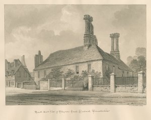 Worcestershire - Droitwich - Corte de Staynors, 1833 de John Chessell Buckler
