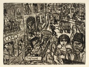 Vida callejera en Nørrebro de John Christensen
