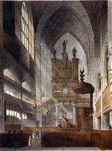 Interior de la Abadía, de 
