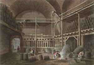 Los baños de Julián en el Hotel de Cluny, 1809 de John Claude Nattes
