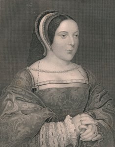 Margarita Tudor. Reina de Escocia, c1525, principios-mediados del siglo XIX de John Cochran