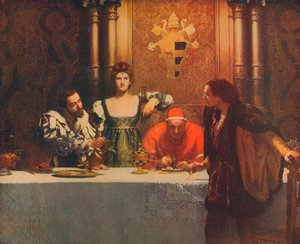 Una copa de vino con César Borgia, 1893, 1914