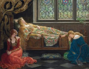 La Bella Durmiente de John Collier