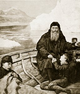 El último viaje de Henry Hudson, ilustración de 