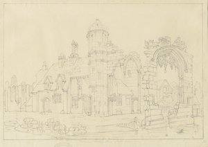 Priorato de Dudley: dibujo a lápiz, nd [siglo XIX]