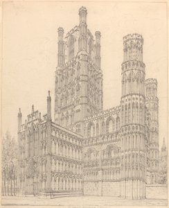 Catedral de Ely, Cambridgeshire, vista S.O. de John Coney