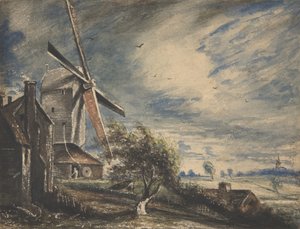 Un molino cerca de Colchester, 1833