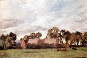 Un paisaje de Suffolk de John Constable