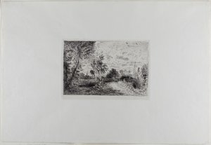 Un viejo puente en Salisbury de John Constable