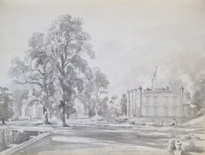 Coleorton Hall, Leicestershire, hogar de Sir George Beaumont de John Constable