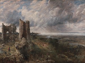 Castillo de Hadleigh, la desembocadura del Támesis--Mañana tras una noche tormentosa de John Constable