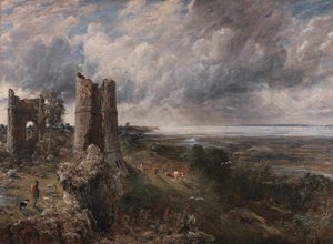 Castillo de Hadleigh, la desembocadura del Támesis - Mañana después de una noche tormentosa, 1829 de John Constable