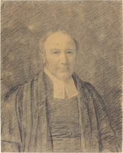 Retrato de medio cuerpo de un clérigo de John Constable