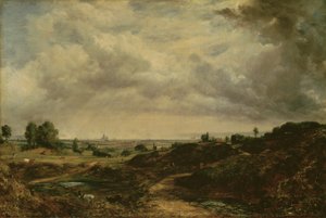 Hampstead Heath (óleo sobre lienzo) de John Constable