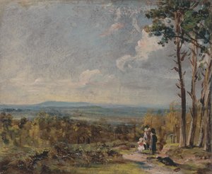 Hampstead Heath mirando hacia Harrow, 1821