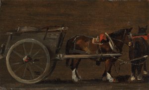 Caballo y carro, ca. 1814