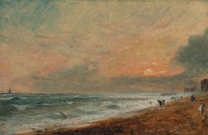 Playa de Hove, 1824 a 1828 de John Constable