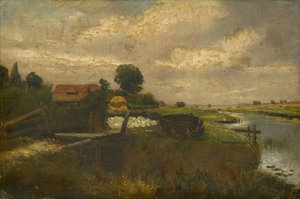 Vista del río de John Constable