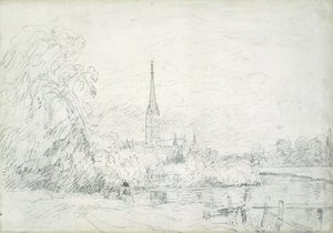 Catedral de Salisbury desde el Noroeste, 1829 de John Constable