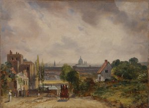 Cabaña de Sir Richard Steele, Hampstead de John Constable