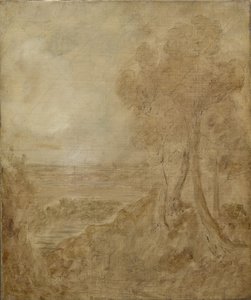 Boceto para "Dedham Vale", c.1827 de John Constable