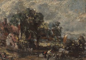 Boceto para "El Haywain" de John Constable