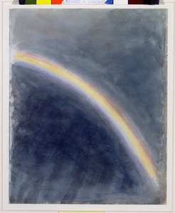 Estudio del cielo con arco iris, 1827