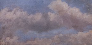 Estudio de nubes, c.1821 de John Constable