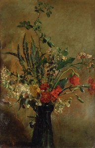 Estudio de flores en un vaso de jacinto, 1814 de John Constable