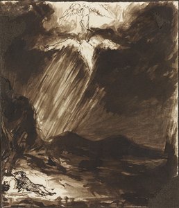 Estudio del Sueño de Jacob, después de Aert de Gelder de John Constable
