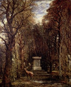 El cenotafio a la memoria de Reynolds, Coleorton de John Constable