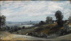 El Valle de Dedham desde Langham de John Constable