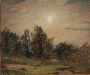 Árboles en Hampstead Heath de John Constable