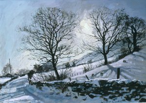 Tarde de invierno en Dentdale de John Cooke